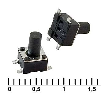 Тактовые кнопки IT-1109SA (4.5x4.5x7) 