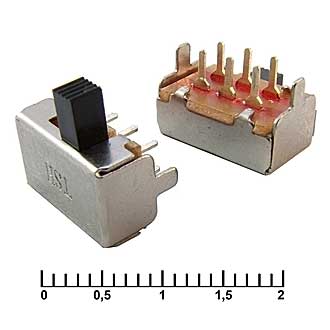 Движковые переключатели SK22F14G   