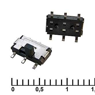 Движковые переключатели SMD IS-1390A 