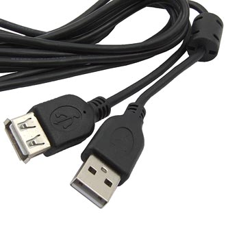 Компьютерные шнуры USB-A F  USB-A M 1.8m F RUICHI
