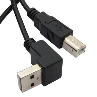 Компьютерные шнуры USB-A M-R USB-B M 1.8m 