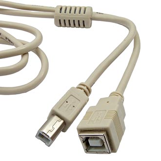 Компьютерные шнуры USB-B M USB-B F 1.8m F 