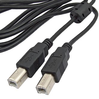 Компьютерные шнуры USB-B M USB-B M 1.8m F 