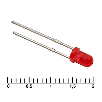 3 mm red 30 mCd 20