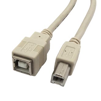 Компьютерные шнуры USB-B M USB-B F 1.8m 