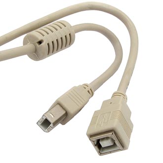 Компьютерные шнуры USB-B M USB-B F 3m F 