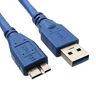 Компьютерные шнуры USB3.0-A M to miniUSB 1m 