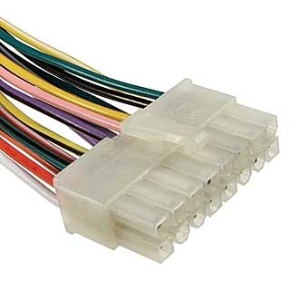 Межплатные кабели питания MF-2x8F wire 0,3m AWG20 