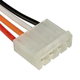 Межплатные кабели питания MHU-04 wire 0,3m AWG22 RUICHI