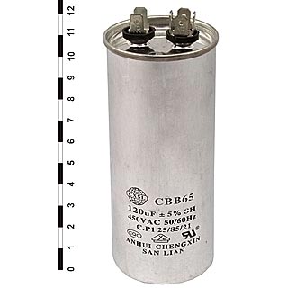 Пусковые конденсаторы CBB65 120uF  450V 