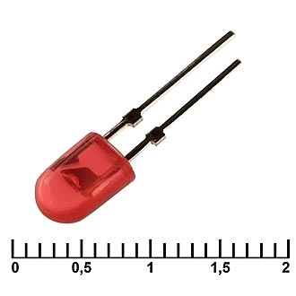 Светодиоды 3ORD 800mcd 2,3v 70/35d 