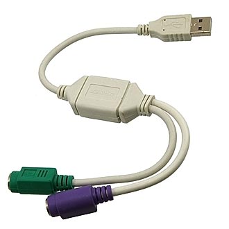 Переходные разъемы ML-A-040 (USB to PS/2) RUICHI