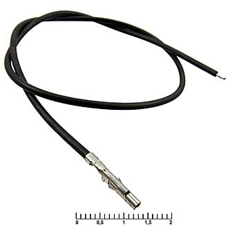 Разъемы питания низковольтные MF-F 4,20 mm AWG20 0,3m black 