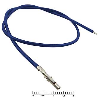 Разъемы питания низковольтные MF-F 4,20 mm AWG20 0,3m blue 