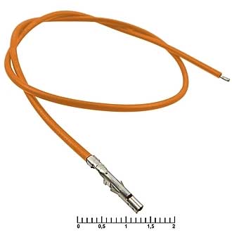 Разъемы питания низковольтные MF-F 4,20 mm AWG20 0,3m orange 