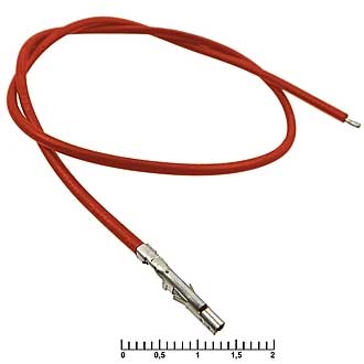 Разъемы питания низковольтные MF-F 4,20 mm AWG20 0,3m red 