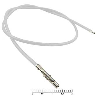 Разъемы питания низковольтные MF-F 4,20 mm AWG20 0,3m white 