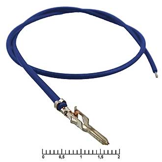 Разъемы питания низковольтные MF-M 4,20 mm AWG20 0,3m blue 