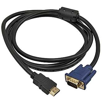 Аудио / видео шнуры HDMI to VGA cable 