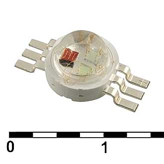 Светодиоды мощные 3W 3.6V 80-100LM RGB RUICHI