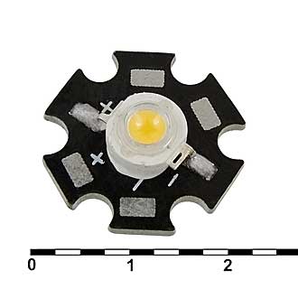 Светодиоды мощные 5WR 6.5V 240-260LM 3000-3500K 