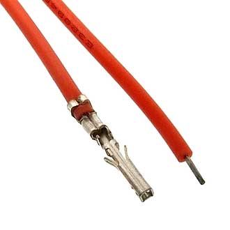 MMF-F 3, 00 mm AWG24 0, 3m red