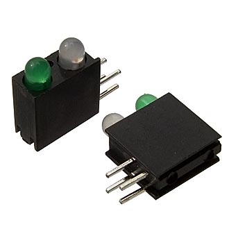 Светодиоды в корпусе 3mm*2  1.5-5v 4Lm olivine  15 