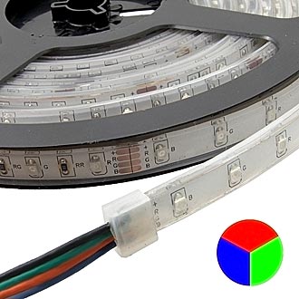 Светодиодная лента 3528 300LED IP68 12V*24W RGB 