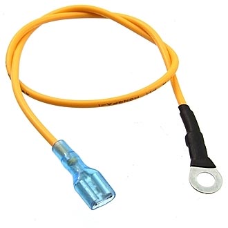 Межплатные кабели питания 1021 AWG20 U=6,3 mm/d=5,2 mm yellow 