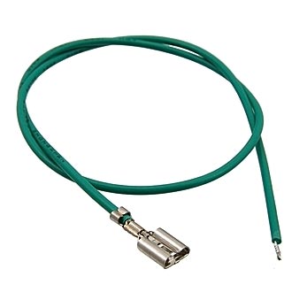 Межплатные кабели питания 1009 AWG22 4.8mm  L=300mm,green RUICHI