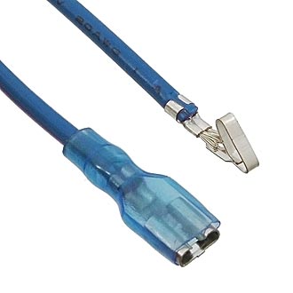 Межплатные кабели питания 1015 AWG22 3.96 mm /4.8 mm blue 