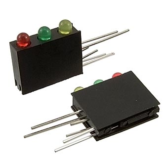 Светодиоды в корпусе 3mm*3  1.5-5v 4Lm  YRG 15 RUICHI