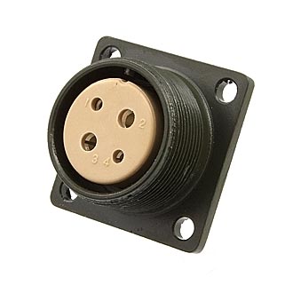 Цилиндрические малогабаритные XM22-4pin (2*2+2*3mm) block socket 