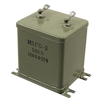 Пусковые конденсаторы МБГО-2  500в 10мкф 20%(аналог)  RUICHI