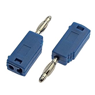 Штекеры _ гнезда _ клеммы Z027 2mm Stackable Plug BLUE RUICHI