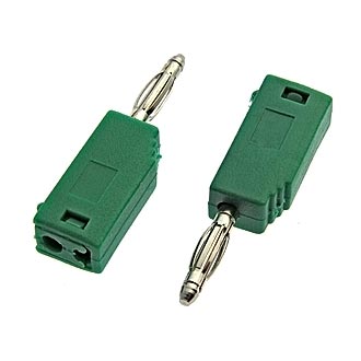 Штекеры _ гнезда _ клеммы Z027 2mm Stackable Plug GREEN RUICHI