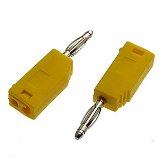 Штекеры _ гнезда _ клеммы Z027 2mm Stackable Plug YELLOW RUICHI