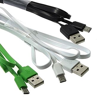 Шнуры для мобильных устройств USB to Micro USB UltraFlat 1m RUICHI
