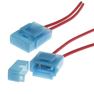 Fuse holder, plastic, Cu 10CM