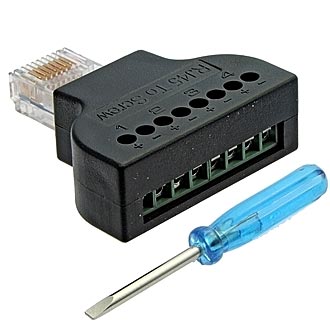 RJ Manual RJ45 connector 