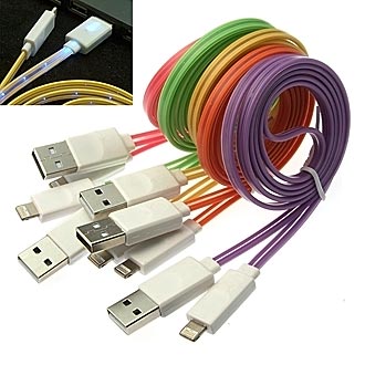 Шнуры для мобильных устройств USB to iPhone 5 light line 1m 