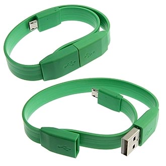 Шнуры для мобильных устройств USB to MicroUSB bracelet 