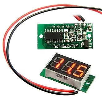 Цифровые постоянного тока 3-Digit module Red LED (4.5-30V) RUICHI