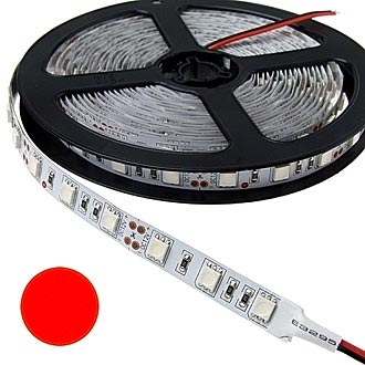 Светодиодная лента 5050 300LED IP33 12V*72W RED RUICHI