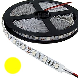 Светодиодная лента 5050 300LED IP33 12V*72W YELLOW RUICHI