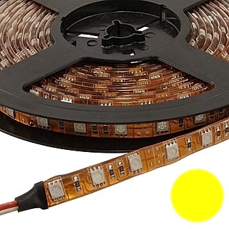 Светодиодная лента 5050 300LED IP65 12V*72W YELLOW RUICHI