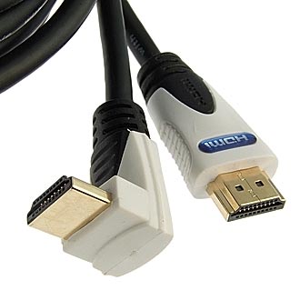 HDMI / DVI шнуры HDMI to HDMI 90* 1.4v OFC 10m 