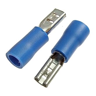 Клеммы ножевые изолированные FDD 2-110(5) blue  RUICHI