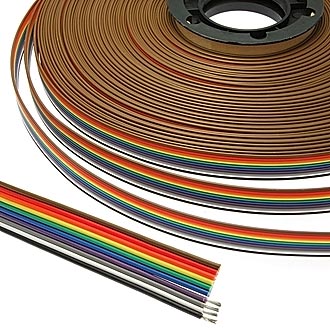 Шлейф RC-10 Color 22AWG Cu pitch 1.7 mm RUICHI