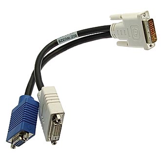 Аудио / видео шнуры DVI to DVI + VGA 